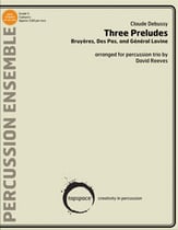 THREE PRELUDES PERCUSSION TRIO cover